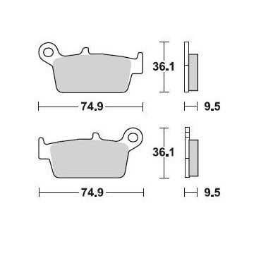 Pastiglie freno Braking CM46-Posteriori 701CM46