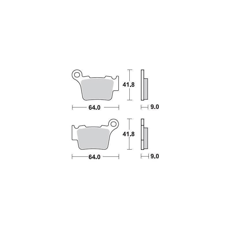 Brake pads Braking CM46 891CM46 Braking Brake pads and brake caliper