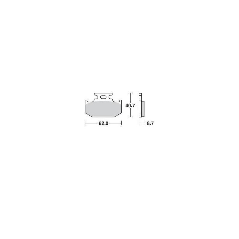 Brake pads Braking CM44 722CM44 Braking Bremsbeläge and brake caliper