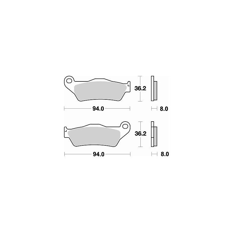 Brake pads Braking CM44 746CM44 Braking Brake pads and brake caliper
