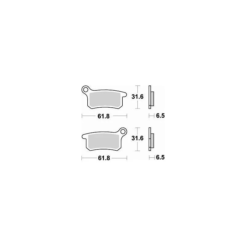 Brake pads Braking CM44 873CM44 Braking Bremsbeläge and brake caliper