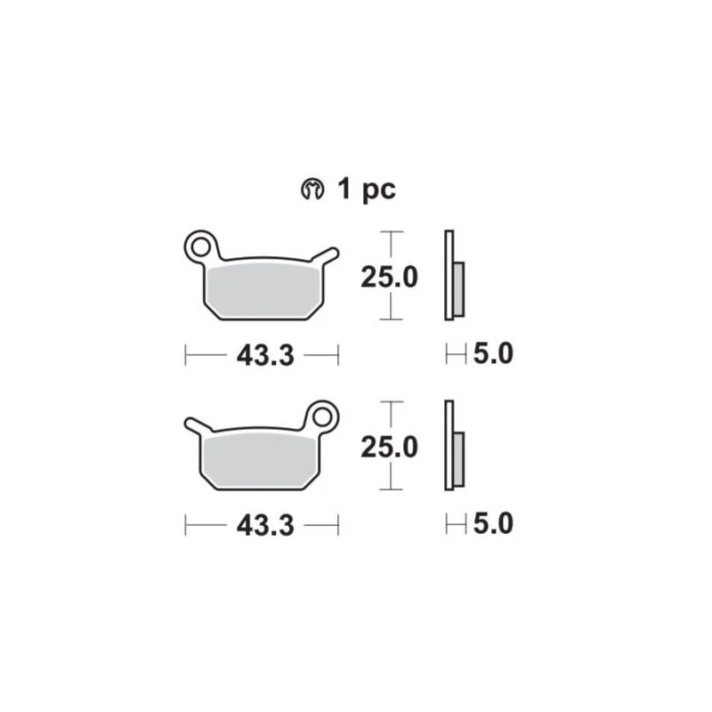 Pastiglie freno Braking CM44- Anteriori/Posteriori 897CM44