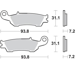 Pastiglie freno Braking CM44-Anteriori 929CM44