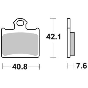 Pastiglie freno Braking CM44-Posteriori 949CM44