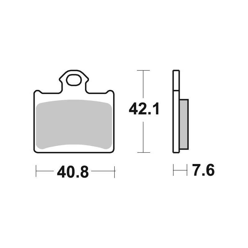 Brake pads Braking CM44 949CM44 Braking  Plaquettes de frein and brake caliper