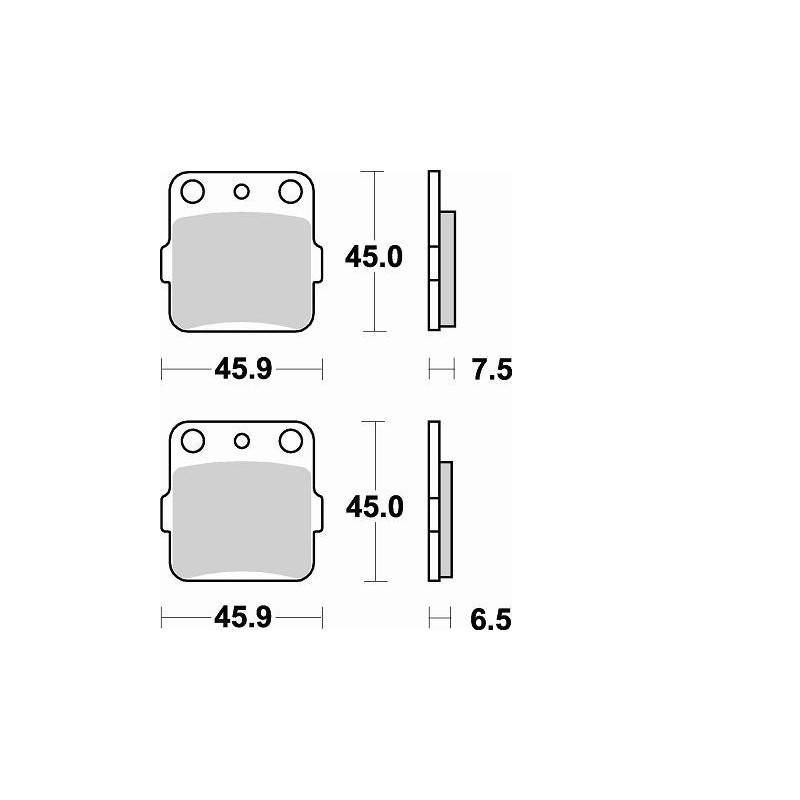 Brake pads Braking CM46 686CM46 Braking Brake pads and brake caliper
