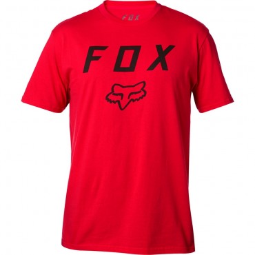 T-shirt Fox Legacy Moth SS dust dark red 24578-208 Fox T-shirts-maillots de corps
