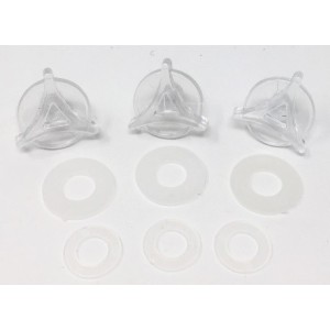 Replacement helmet peak screws Airoh Switch-Wraap 6568 Airoh  Helmets spare parts
