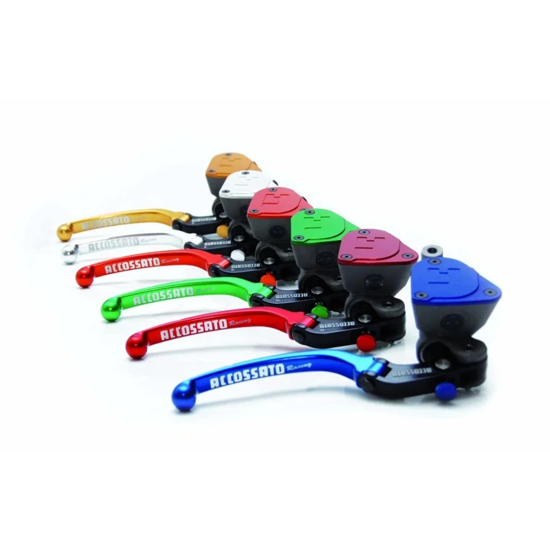 Pompa freno radiale Accossato 16x16 leva fissa con vaschetta per impianti monodisco PK034 Accossato Pompa freno radiale