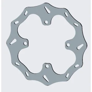 Disco freno posteriore Braking W-Fix Kawasaki KXF 450 19- KXF 250 20-/250mm WF4514