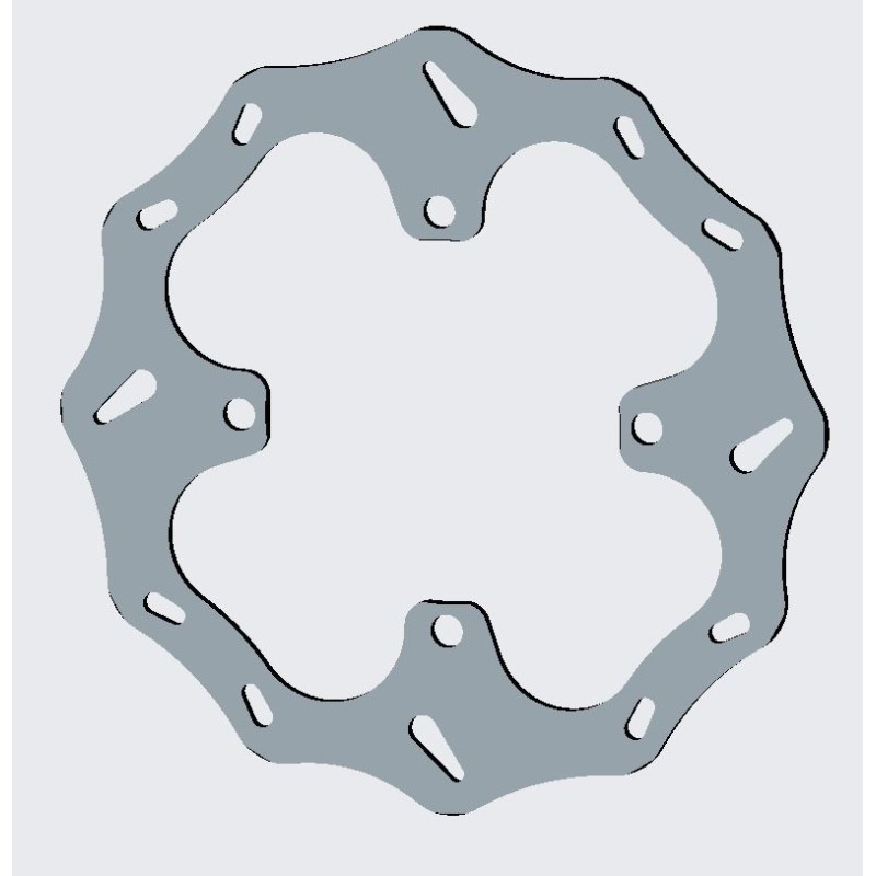 Brake disc rear Braking W-Fix Kawasaki KXF 450 19- KXF 250 20- WF4514 Braking Brake Disc