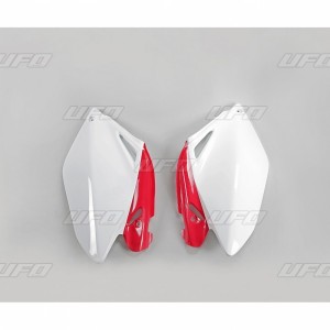 Tabelle laterali Honda CRF 250 06-09 colore originale bianco/rosso HO04606W Ufo Einzelne plastikteile