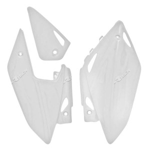 Side panels Rtech-Honda white R-FICRFXBN005 Rtech Separate plastic parts