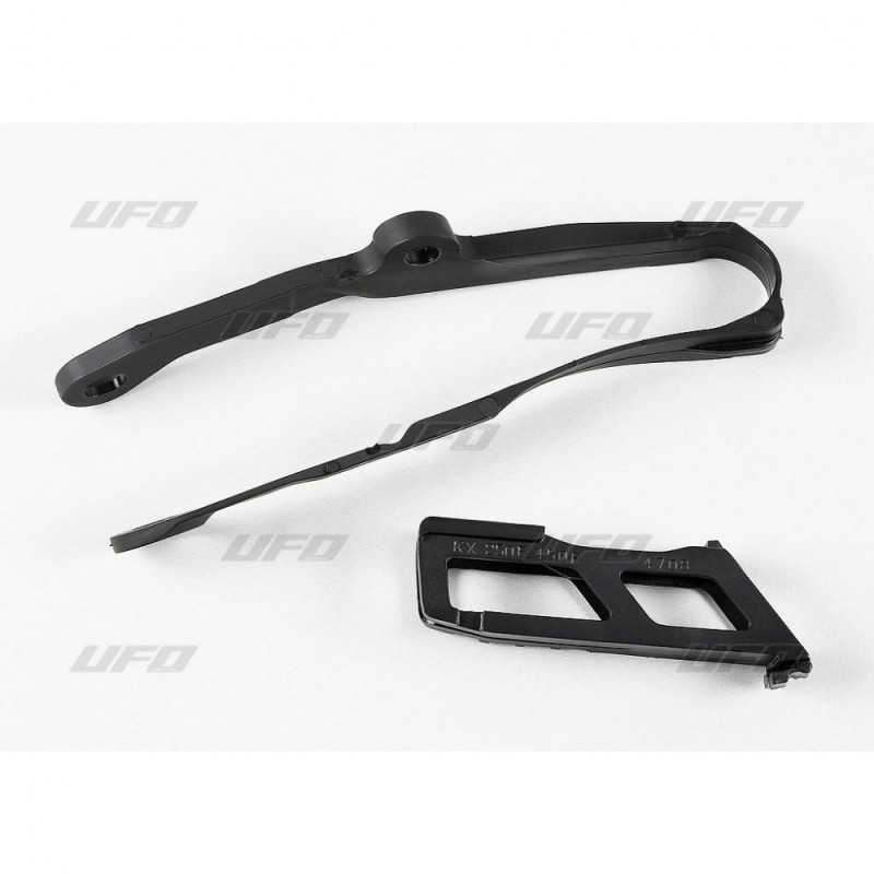 Kit slitta e cruna catena Ufo Kawasaki KXF 250 17-/ KXF 450 16-18 KA04744001 Ufo Kettenfuhrung-schwingarmschutz