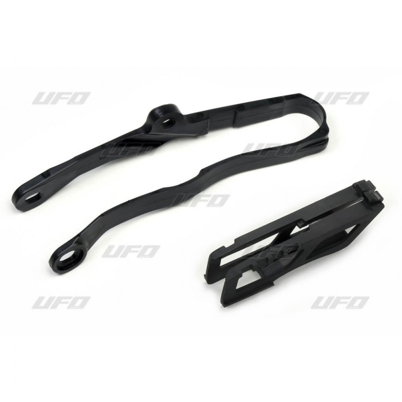 Kit slide chain e Chain guide Ufo Kawasaki KXF 450 19- KA04756001 Ufo Chain Guard and swingarm protection