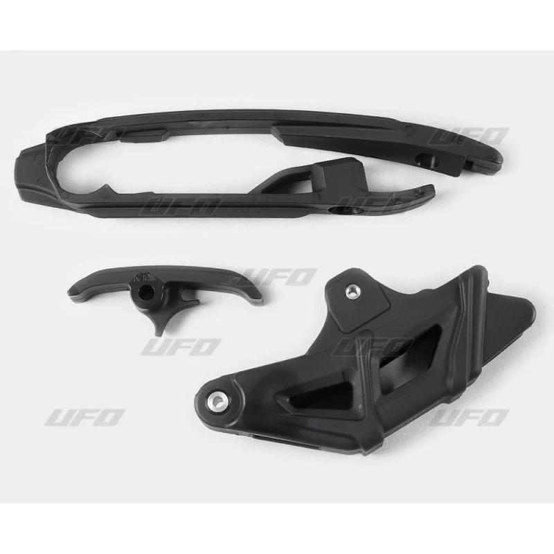 Kit slitta e cruna catena Ufo Ktm SX 16-20 / SXF 16-20 KT04067001 Ufo Kettenfuhrung-schwingarmschutz