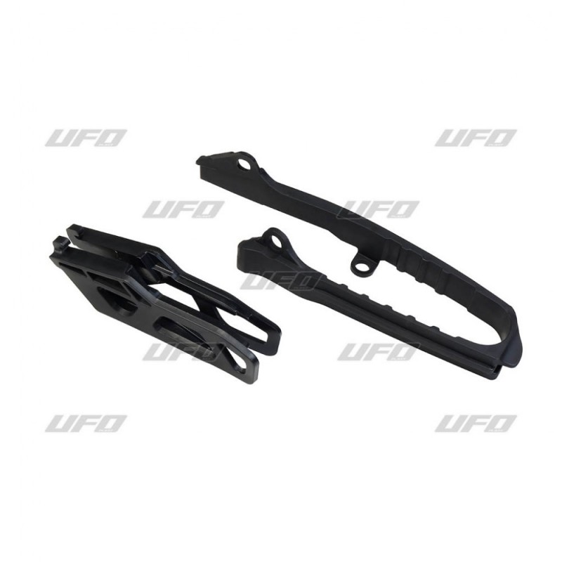 Kit slide chain e Chain guide Ufo Suzuki RMZ 250 19- / RMZ 450 18- SU04946001 Ufo Chain Guard and swingarm protection