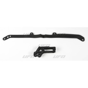 Kit slitta e cruna catena Ufo Yamaha YZ 15- / YZF-WRF 07-08 YA04805001 Ufo Kettenfuhrung-schwingarmschutz