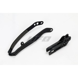 Kit slitta e cruna catena Ufo Yamaha YZF/WRF 09- YA04807001 Ufo Kettenfuhrung-schwingarmschutz