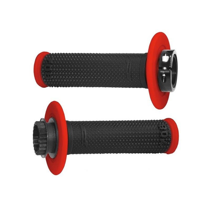 Grips ProGrip Lock On red black 6-708-149 ProGrip  Poignées en caoutchouc