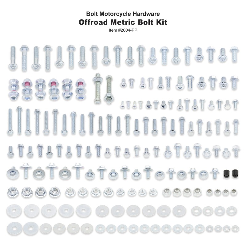 Kit viteria completa moto Pro Pack Bolt- Universale moto giapponesi 2004PP