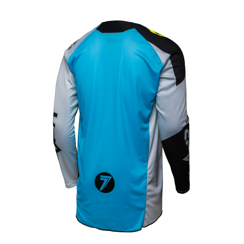 Jersey Seven Rival blu-grigia 2250017-420 Seven Motocross jersey and pants