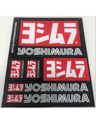 Decals Set Yoshimura 10 x 12.50 cm Decalssetyoshi Yoshimura Stickers