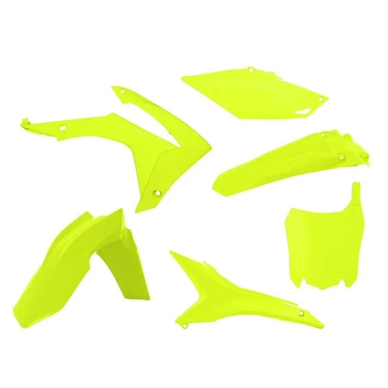 Kit plastiche Racetech Honda CRF 250 14-17/CRF 450 13-16 Giallo Neon R-KITCRF-GF0-517
