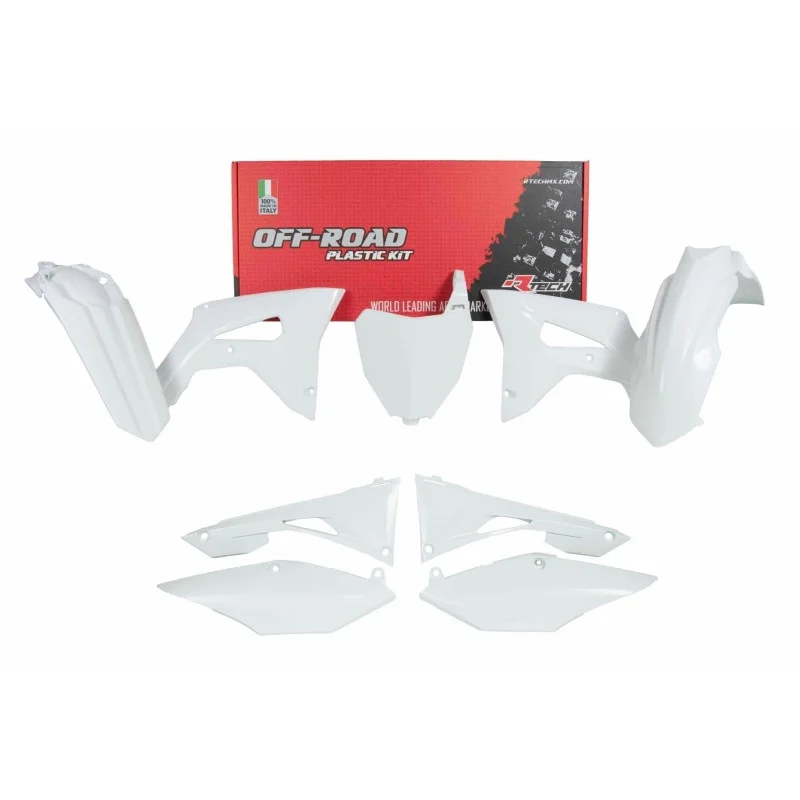 Kit plastiche Racetech Honda CRF 250 18-20/CRF 450 17-20 Bianco R-KITCRF-BN0-519