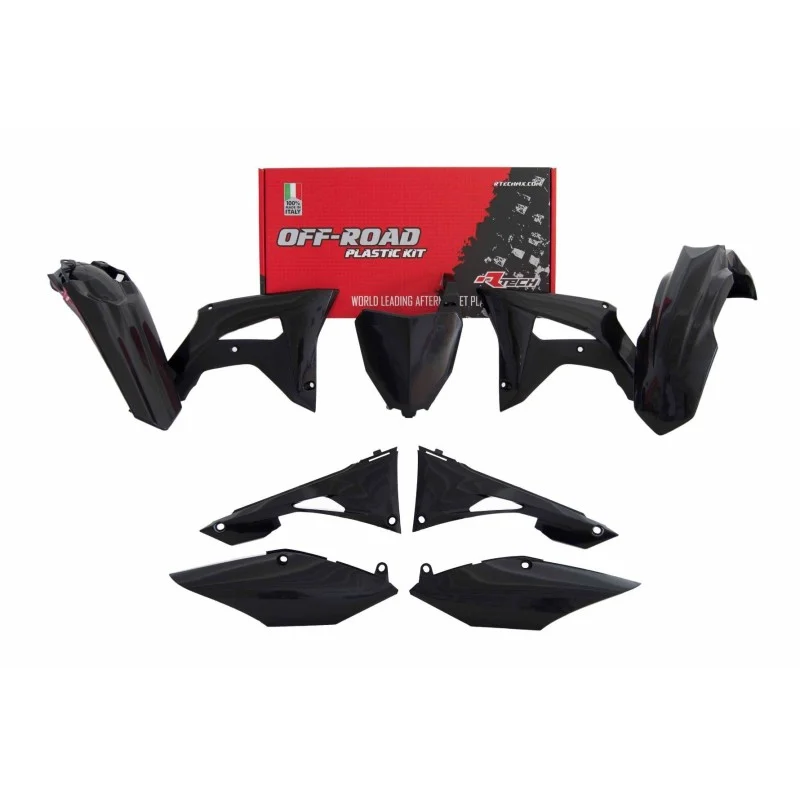 Kit plastiche Racetech Honda CRF 250 18-20/CRF 450 17-20 Nero R-KITCRF-NR0-519
