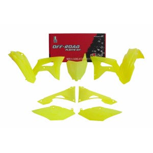 Kit plastiche Racetech Honda CRF 250 18-20/CRF 450 17-20 Giallo Neon R-KITCRF-GF0-519