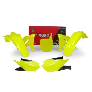 Body Kit Rtech Yamaha YZF 250 19- YZF 450 18- Fluo yellow R-KITYZF-GF0-518 Rtech Plastic Kits