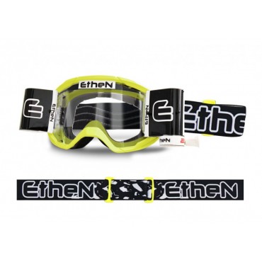 Goggle Ethen 06 with Roll Off System Fluo Yellow MUD0603 Ethen Masques cross