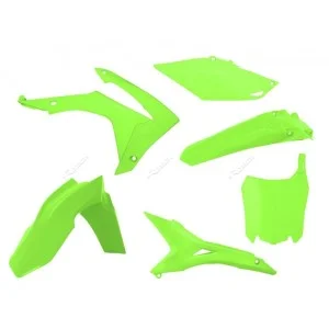 Plastic Kit Rtech CRF 250 014-017 & CRF 450 013-016 Fluo Yellow R-KITCRF-GF0-518 Racetech Plastik kit