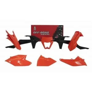 Body Kit Rtech KTM EXC-EXCF 17-19 Orange black R-KITKTM-OEM-518 Rtech Plastic Kits