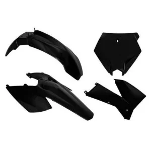 Kit plastiche Racetech KTM EXC-EXCF 05-07 nero R-KITKTM-NR0-504