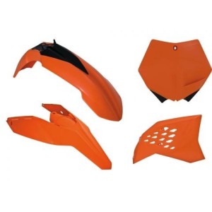 Kit plastiche Racetech KTM EXC-EXCF 08-11 arancione R-KITKTM-AR0-505