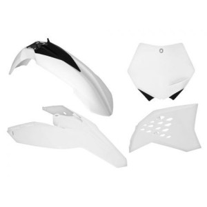 Kit plastiche Racetech KTM EXC-EXCF 08-11 bianco R-KITKTM-BN0-505