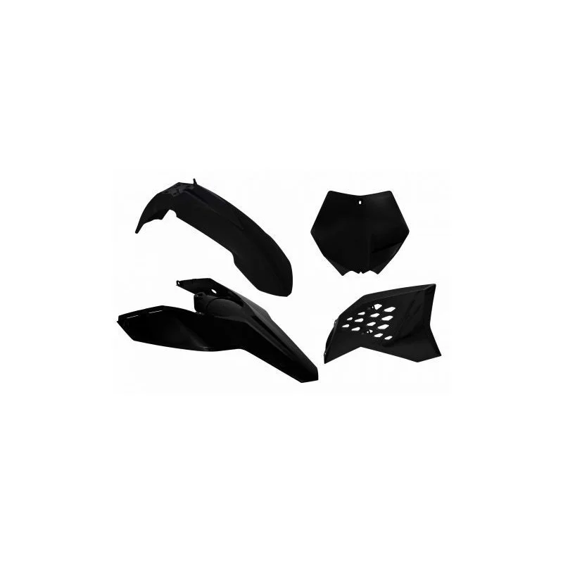 Kit plastiche Racetech KTM EXC-EXCF 08-11 nero R-KITKTM-NR0-505