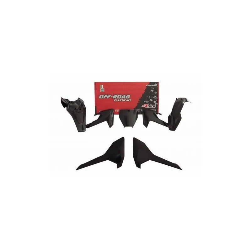 Kit plastiche Racetech Husqvarna- TC 65 17- nero R-KITHSQ-NR0-565