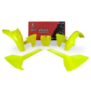 Kit plastiche Racetech Husqvarna- TC 85 18- giallo fluo R-KITHSQ-GF0-585
