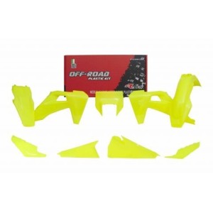 Kit plastiche Racetech Husqvarna- TE/FE 20- giallo fluo R-KITHSQ-GF0-520 Racetech Plastik kit