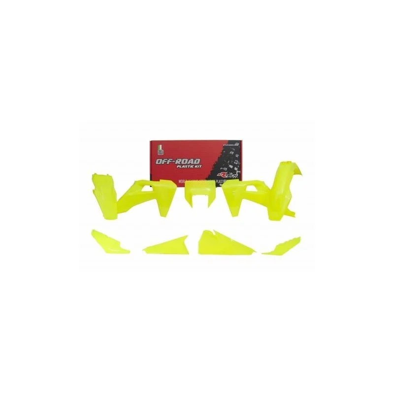 Body Kit Rtech Husqvarna- TE/FE 20- Fluo yellow R-KITHSQ-GF0-520 Rtech Plastic Kits
