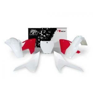 Kit plastiche Racetech Husqvarna- TC/FC 16-18 rosso-bianco R-KITHSQ-RQ0-516