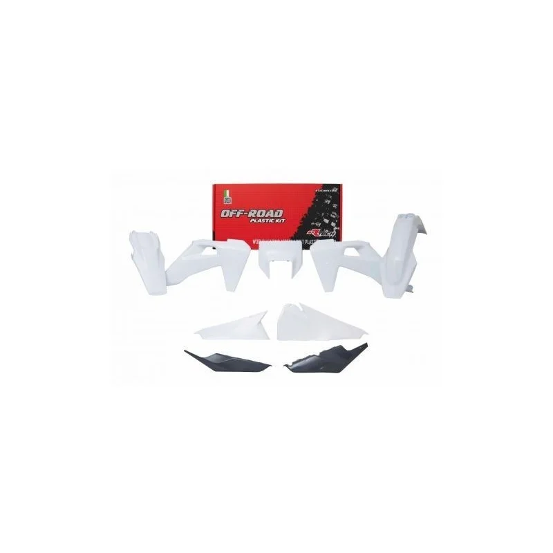 Kit plastiche Racetech Husqvarna- TE/FE 20- bianco-grigio R-KITHSQ-OEM-520