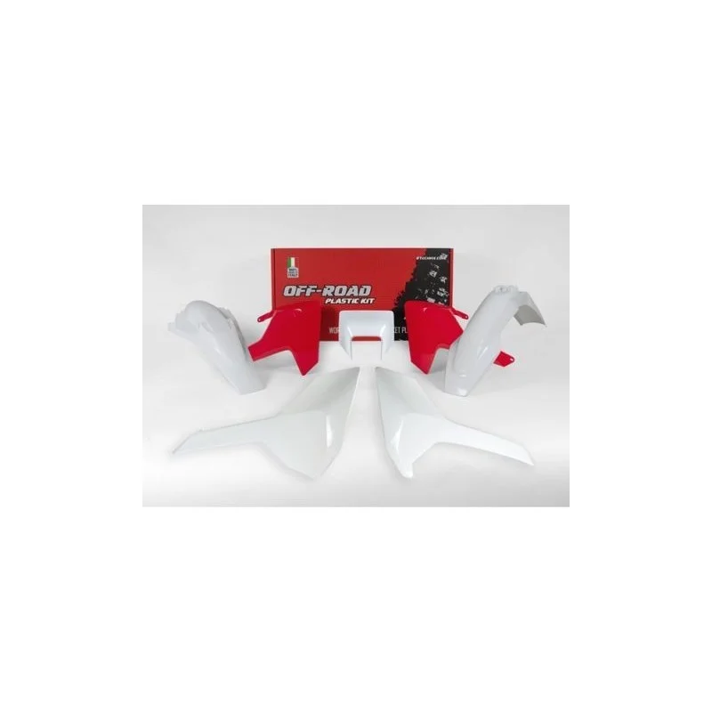 Kit plastiche Racetech Husqvarna- TE/FE 17-19 rosso-bianco R-KITHSQ-RQ0-517 Racetech Plastik kit
