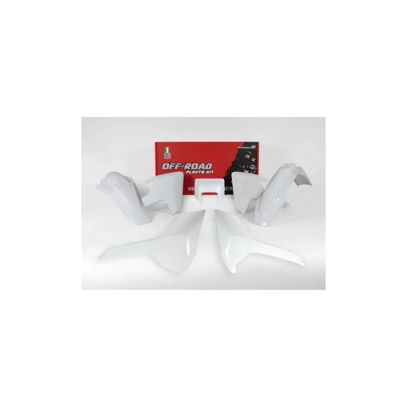 Kit plastiche Racetech Husqvarna- TE/FE 17-19 bianco R-KITHSQ-BN0-517