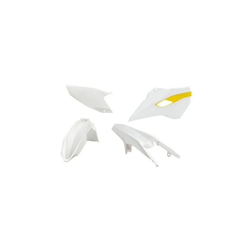 Body Kit Rtech Husqvarna- TE/FE 15-16 white yellow R-KITHSQ-OEM-411 Rtech Plastic Kits