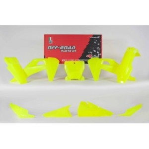 Kit plastiche Racetech Husqvarna- TC/FC 19- giallo fluo R-KITHSQ-GF0-599 Racetech Kits plastique