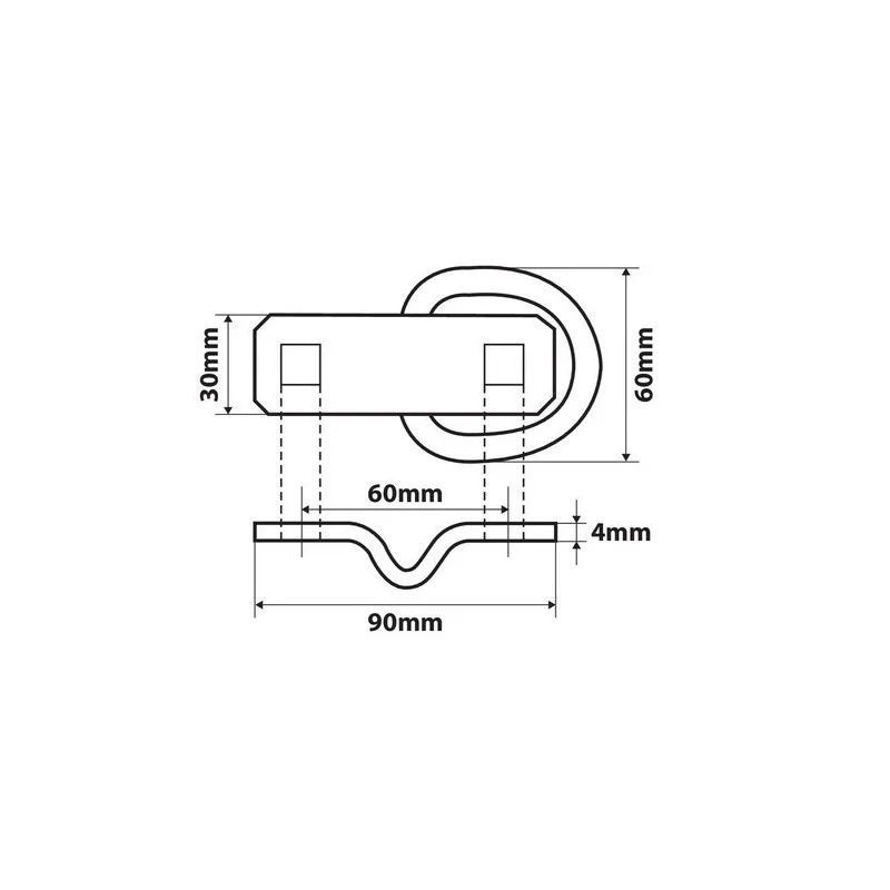 Anelli per ancoraggio di sicurezza 2pz 97702